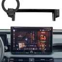 Phone Holder Mount for Toyota RAV4 Accessories 2026 Navigation Screen Car Cell Phone Mount for Toyota RAV4 XSE Limited Hybrid GR Sport Smartphones Interior 360 Degree Rotation(with 12.9-Inch Screen)