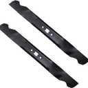 KEDAKEJI Lawn Mower Blades 21" Compatible with Troy-Bilt TB110 TB130 TB200 TB230 TB240, Cub Cadet, MTD, Craftsman Mulching Blade Replacement for 942-0741, 942-0741A,742-04100,742-0741