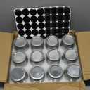 10 oz Glass Mason Jars, 24 Pack Clear Glass Jars with Regular Lids, Canning Jars for Honey, Yogurt, Wedding Favors, Food Storage, Vegetables, Includes 40 Black Labels