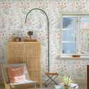 3 x Floral Peel and Stick Wallpaper Vintage Wallpaper Colorful Wall Paper Wildflower Contact Paper for Cabinets Vinyl Renter Friendly Waterproof Self-Adhesive Bathroom Kitchen Bedroom 78.7"×17.3"