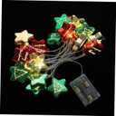 LED Christmas Star String Lights LEDs Five-Pointed Star Design Festival Decoration for Home Party Bar Shopping Mall Xmas Scene Adornment