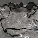 Thicken Clear Luggage Cover Protector, 24" PVC Luggage Covers for Suitcase Waterproof Dustproof Anti-scratch Travel Suitcase Covers Case for Wheeled Luggage (Clear-Black Frame)