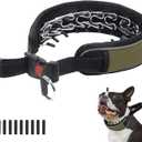 Martingale Collar for Dogs, Reflective No Pull Dog Collar for Large Medium Dogs, Adjustable Anti Pull Dog Collar for Training Walking, Heavy Duty Nylon Slip Collar with Buckle 2 Inch Wide M Army Green