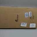 Furinno Turn-N-Tube Toolless 2-Tier Oval Book Cart, Amber Pine