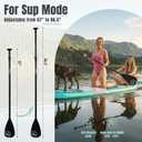 UPWELL SUP Paddle Adjustable Stand Up Paddle for Paddleboard, Aluminum Alloy Shaft with Reinforced Fiberglass Blade
