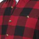 Long Sleeve Sherpa Lined Shirt Jacket, Red Buffalo, Small