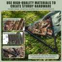 Outdoor Low-Profile Hunting Chair, Portable Folding Tree Stand, Hangs on Any Tree, for Deer Hunting, Outdoor Activities Camping Stool