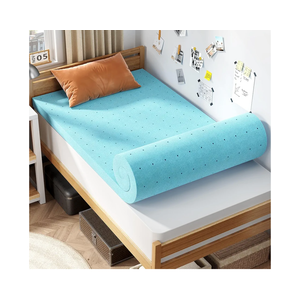 BedsPick Twin XL Mattress Topper, Collage Dorm Size, Gel-Infused Memory Foam, CertiPUR-US Certified, 2 Inch Style, Breathable Bed Toppers for Collage Students and Six-Footers