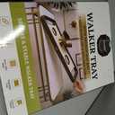 Walker Tray for Folding Walker with Cup Holders, Non-Slip Mat & Bag - Adjustable Universal Plastic Food Table for Seniors - Detachable Guardian Accessories - Removable Walker Trays for rolling walker