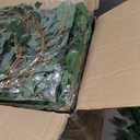 Yunlly 135ft Artificial Faux Greenery Garland Willow Leaves Vines Hanging Willow Vines Leaf Garland for Indoor/Outdoor Wedding Party Decor Wedding Table Centerpieces (Green, Pack of 36)