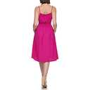 KENSIE Women's Spaghetti Strap A-line Contemporary Dress, Orchid Size 14