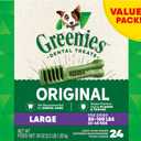 Greenies Original Large Dental Dog Treats, 36 oz. Pack (24 Treats) No BB Date Found