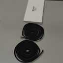 BBQ Gasket Black Grill Tape High Temp Grill Seal Self Stick Gasket, 7.5 Ft Length 1/8 Inch Thickness (2, 0.5 Inch Wide)