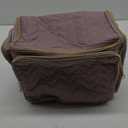 BAGSMART Travel Toiletry Bag, Large Wide-open Travel Bag for Toiletries, Makeup Cosmetic Travel Bag with Handle-Purple