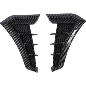 Side Vent Trim 1 Pair Side Vent Trim Sporty Look Enhanced Performance Side Mudguard Air Wing Vent Trim Sticker for 1 Series E90 E91 (Carbon Fiber Style)