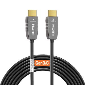 8K HDMI Ultra High Speed Latest 2.1b Certified Fiber Optic Cable CL2 Rated 50 Feet 8K60Hz 4K120Hz 48Gbps eARC HDR HDCP2.3 for RTX4080/4090/3080/3090 Xbox PS5 AVR Projector LG/Samsung/Sony