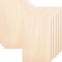 20 Pcs Wood Sheets,Unfinished Balsa Wood Sheets for Crafts DIY Thin Woodsheet for Wooden DIY Ornaments,Scrabble Tiles,House Aircraft Ship Boat,School Projects(150x100x2mm)