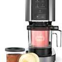 Ninja NC300 CREAMi Ice Cream Maker with (2) Pint Containers & Lids, Silver 