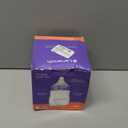 Lansinoh Anti-Colic Baby Bottles, BPA-Free Plastic, 5 Ounces, 4 Count, Extra Slow Flow Nipples (Size XS), Breastfeeding Bottle with NaturalWave Design