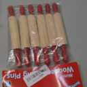 READY 2 LEARN Mini Wooden Rolling Pins | Set of 6 | 7.25 inches | Turning Handles | Play Dough Rollers for Crafts and Imaginative Play