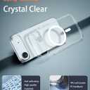 for iPhone Air Case Clear,Compatible with Magsafe,Slim Magnetic Cover + 2X Screen Protector, Shockproof Military Grade, Anti-Yellowing Transparent Protective Case 17 for 6.5 inch