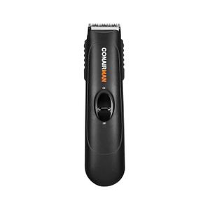 ConairMAN Beard Trimmer for Men, Includes Nose and Ear Trimmer and 5-Position Comb Attachments, 3 piece Men's Grooming Kit, Battery Operated (1 Count (Pack of 1), Black)