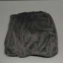 H.VERSAILTEX Velvet Stretch Individual Chaise Cover Sectional Couch Covers for L Shaped Sofa Both Left/Right Furniture Protector Seat Cushion Sofa Cover (1 Piece Chaise Cover, Grey)