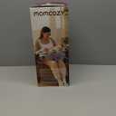 Momcozy CozyPro Nursing Pillow - All Around Lumbar & Arm Support - Safety Fence, Firm & Springy Memory Foam-Stable, Ergonomic Support, Easier Breastfeeding, Wider Cushion, Adjustable, Removable Cover