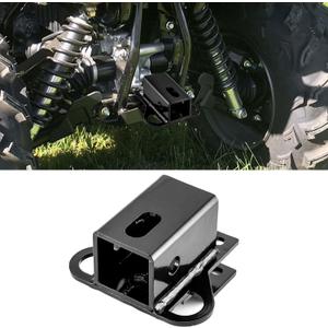 2" Rear Towing Receiver Hitch Heavy Duty Steel Compatible with Honda Rincon Rancher Foreman Rubicon TRX420/500/520/650/680/700 2003-2025(No Drilling)