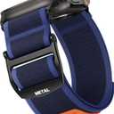 Haveda Rugged Nylon Strap Compatible with Apple Watch Bands for Men 46mm 45mm 44mm 49mm 42mm, Soft Woven Sport Loop Accessory for iWatch Band Apple Watch Series 11 10 9 8 7 6 5 4 3 2 1 SE Ultra 1/2/3