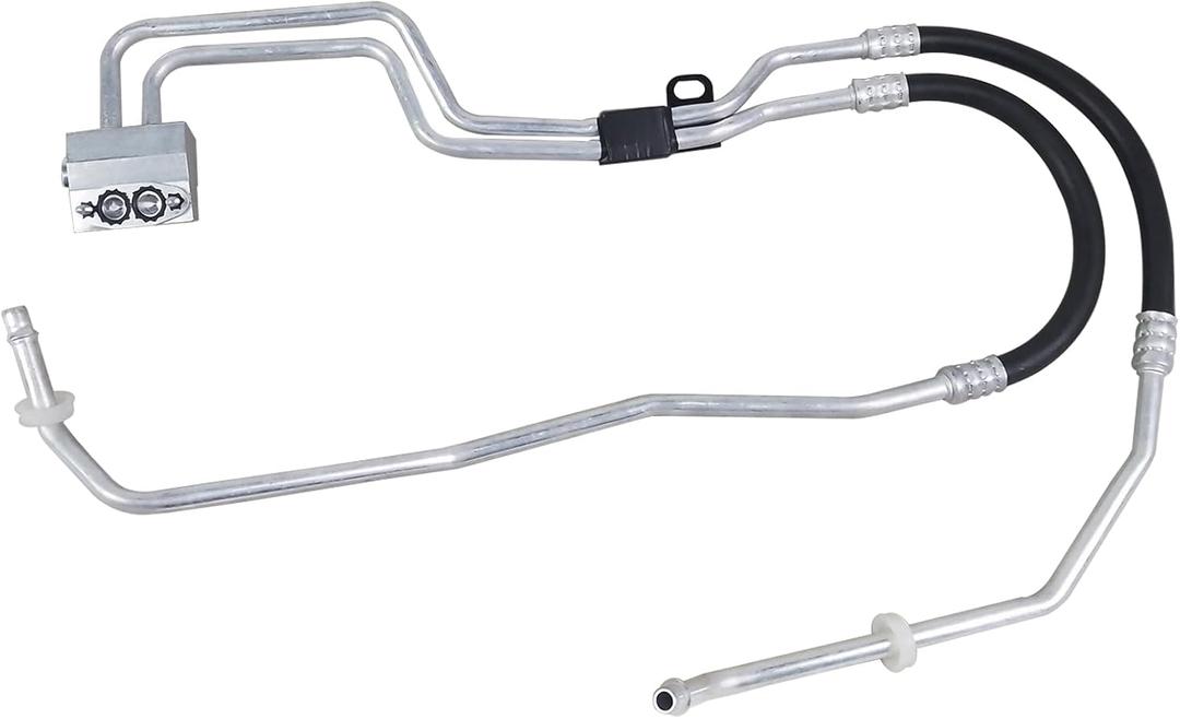 Oil Cooler Line Hose Assembly Inlet & Outlet Compatible with for Cadillac Escalade Compatible with for Chevrolet Avalanche Silverado Compatible with for GMC Sierra Yukon XL Replace Part 20828695