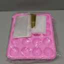 Silicone Cake Pop Molds, 20 Cavity Lollipop Molds with 100pcs Cake Pop Sticks 100pcs Candy Treat Bags 100pcs Gold Ties, Cake Pop Kit for Lollipop Chocolate Making and Packing