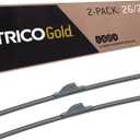 TRICO Gold 26" + 24" Premium Automotive Replacement Windshield Wiper Blades (Set of 2), Passenger and Driver Side All-Weather Beam Wiper Blades for Select Vehicle Models