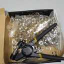 Grommet Tool Kit, 1/4 Inch(6mm), 3/8 Inch (10mm) Grommets Heavy Duty Grommet Kit 500 Metal Eyelets and Grommets in Gold Grommet Eyelet Pliers Kit Eyelet Tool for Fabric, Leather, Belt, Shoes, Clothes