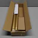 YNL Gold Shower Curtain Rod 32-64 Inch(2.7-5.33ft), Non-Slip, Never Rust, Stainless Steel No Drill Spring Tension Shower Rod, Adjustable Curtain Rod for Small Window Doorway Closet