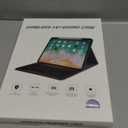 OYEEICE Keyboard Case for iPad Air 11 inch (M2 2024)/10.9 inch Air 5th/4th Gen/iPad Pro 11 1st/2nd/3rd Gen - 7-Color Backlit Detachable Keyboard, Folio Cover with Pencil Holder - Purple (Classic style)