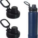 Replacement Lid Compatible with Rtic,Takeya And Thermoflask,12 oz 16 oz 18 oz 20 oz 32 oz 40 oz 64oz,Spout Lid BPA Free,2PCS