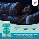 L-Theanine Gummies 400mg, Magnesium Glycinate 400mg, Melatonin 10mg, High Dose for Adults Stress & Muscle Relief, Sleep, Circadian Rhythm, Non GMO, Gluten Free, Vegan, Sugar Free, Grape, 60