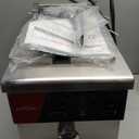 CROSSON 6L Electric Countertop Deep Fryer Extra Large with Drain,Timer,Basket and Lid for Restaurant Use 120V,1800W Commercial Deep Fryers