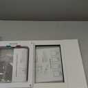 Aluminum Cat Door for Windows - Adjustable to Fit Window Width 28"-32", Quick-Fit Cat Door Window Insert, Magnetic Suction Design, Perfect for Cats (White Tall)