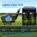 XINGGM Golf Hybrid Golf Clubs for Men,Premium RH 3 Hybrid/4 Hybrid/5 Hybrid Golf Club & Utility Golf Clubs Easier Green Approaches and Precise Landing Control (Graphite, 3 Hybrid, Stiff, Right)