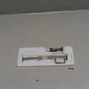 Slim Watch Band Compatible with Apple Watch 41mm 45mm 42mm 44mm 40mm 38mm Metal Stainless Steel Watchband Suitable for iWatch 11/10/9/8/7/6/5/4/3/2/1/SE Series Women Luxury Strap (Silver and Gold)