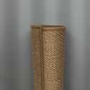 7ft Natural Jute Hallway Runner Rug Non Slip Washable, Rubber Backed Long Indoor Entryway Runner, Absorbent Kitchen Carpet Sink Rug, Camel,2'4" x 7' 