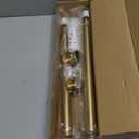 Closet Rods For Hanging Clothes, 17-52 Inch Adjustable Closet Rod, Stainless Steel Heavy Duty Closet Hanging Rod-Gold