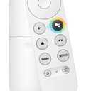 Voice Replacement for Google-Chromecast-Remote, G9N9N for Chromecast with Google TV Remote, for Google TV Streamer (Only for Snow Chromecast Google)