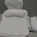 Bath Pillows for Tub, Skin Friendly Bathtub Cushion for Head and Neck with Soft 5D Mesh Fabric and 54 Non-Slip Suction Cups, Relaxing Tub Shower Accessories Spa Gifts