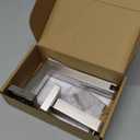 Toilet Paper Holder Wall Mounted Post Pivoting Square Tissue Holders Roll Holder Hangers for Bathroom Commercial Toilet Paper Dispenser, Brushed Nickel