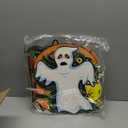 Large Vintage Halloween Decorations Cardboard Cutout Set of 12, Retro Spooky Ghost Cutouts Wall Decor Indoor Outdoor, Vintage Orange Green Black Paper Cut Outs Party Decoration (Large, Halloween)