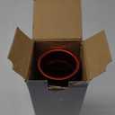 ACROPIX 76mm 3inch Universal Car Air Duct Hose Cold Air Turbo Intake Pipe Red - Pack of 1