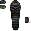 Down Backpacking Sleeping Bag 620FP, Lightweight Sleeping Bag for Adult Backpacking, Hiking, Camping. with Compression Bag.